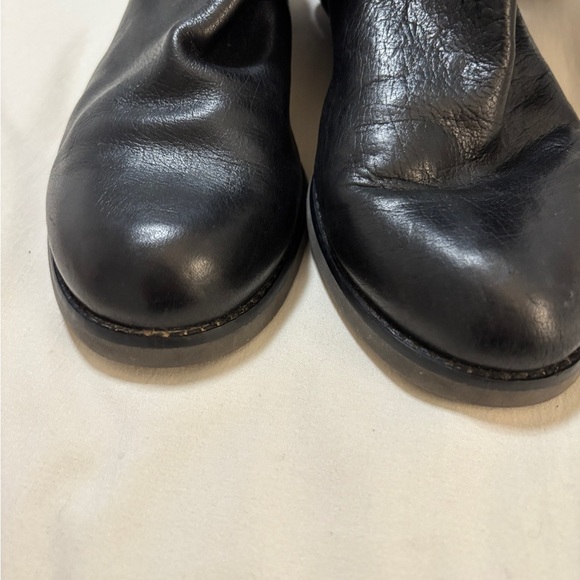 Black Leather Boots Size 9-1/2 Over-the-Knee - Picture 15 of 16